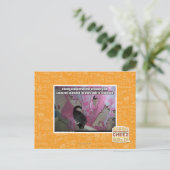 Versloeg de gevreesde roze briefkaart (Staand voorkant)