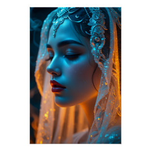 Versluierde Dreamlight Glow Perfect Poster