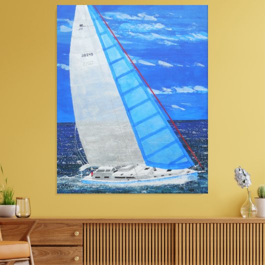 Versneld Canvas Afdruk (Insitu (Woonkamer))