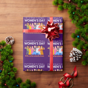 Versnelde actie Internationale Vrouwendag 2025 Cadeaupapier