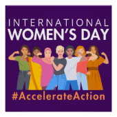 Versnelde actie Internationale Vrouwendag 2025 Perfect Poster (Voorkant)