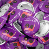 Versnelde actie Internationale Vrouwendag 2025 Ronde Button 5,7 Cm