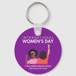 Versnelde actie Internationale Vrouwendag 2025 Sleutelhanger