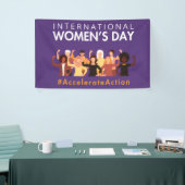 Versnelde actie Internationale Vrouwendag 2025 Spandoek (Beurs)