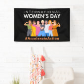 Versnelde actie Internationale Vrouwendag 2025 Spandoek (Insitu)