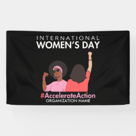 Versnelde actie Internationale Vrouwendag 2025 Spandoek