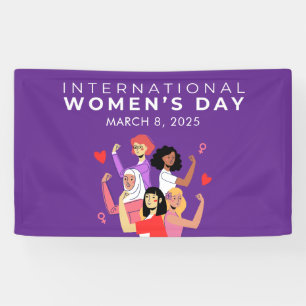 Versnelde actie Internationale Vrouwendag 2025 Spandoek