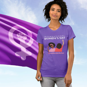 Versnelde actie Internationale Vrouwendag 2025 T-shirt