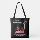 Versnelde actie Internationale Vrouwendag 2025 Tote Bag (Achterkant)