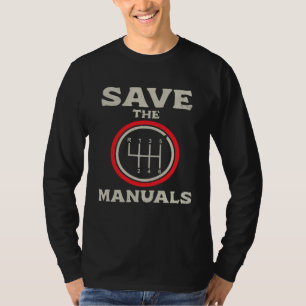Versnelling Bewaar de Handgeschakelde Bewaar Aut T-shirt