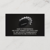 Versnelling en motorzuigers | Automatische service Visitekaartje (Achterkant)