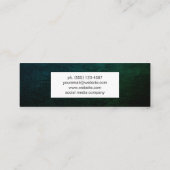 Versnelling groen mini visitekaartje (Achterkant)