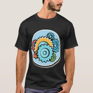 Versnelling ontwerp t-shirt