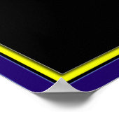 Versnelling propeller optische illusie poster (Hoek)