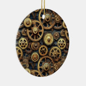 Versnellingen Patroon Kerst Ornament (Rechts)