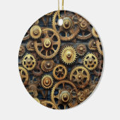 Versnellingen Patroon Kerst Ornament (Links)