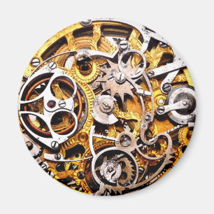 versnellingen Steampunk Steam Punk klok volgen Magneet