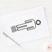 Versnellingshoofd Anonieme Sticker (Envelop)