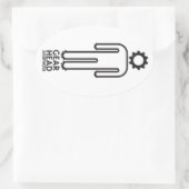 Versnellingshoofd Anonieme Sticker (Tas)