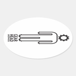Versnellingshoofd Anonieme Sticker