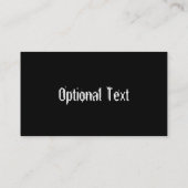 Versnellingskop Visitekaartje (Achterkant)