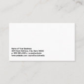 Versnellingsmoersleutel Logo | Houten planken Visitekaartje (Achterkant)