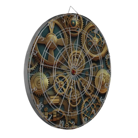 Versnellingspatroon Dartboard Dartbord (Voorkant Links)