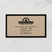 Versnellingswielhuis logo visitekaartje (Achterkant)