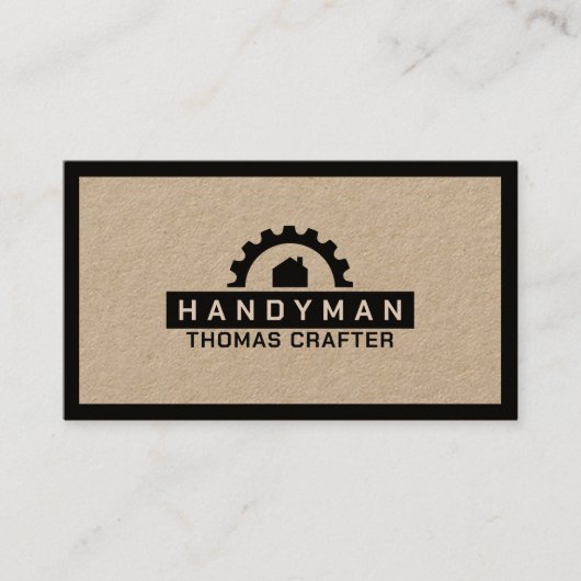 Versnellingswielhuis logo visitekaartje (Voorkant)