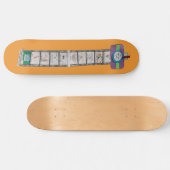 Versnipper de Zomer Skateboard (Horizontaal)