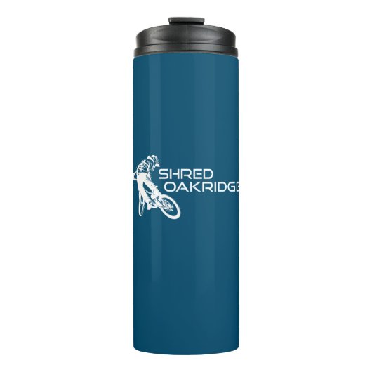 Versnipper Oakridge Oregon Mountainbiken Thermosbeker (Voorkant)