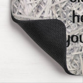 versnipperd papier muismat (Hoek)