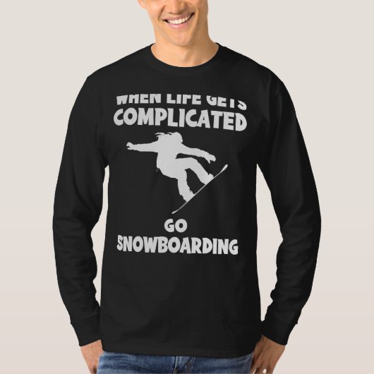 Versnippert stress weg: als het leven ingewikkeld t-shirt (Voorkant)