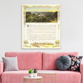 Verso Alameda County, Oakland en de baai Canvas Afdruk (Insitu (Woonkamer))