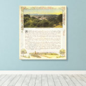 Verso Alameda County, Oakland en de baai Canvas Afdruk (Insitu (Houten vloer))