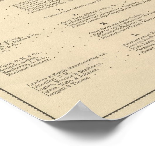 Verso Title Page Colton's American Atlas Poster (Hoek)