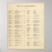 Verso Title Page Colton's American Atlas Poster (Voorkant)