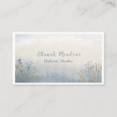 Versoepel blauw en goudvormend Visitekaartje (Voorkant)