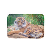 Versoepelde teruglopende tijger badmat (Voorkant)