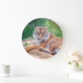 Versoepelde teruglopende tijger grote klok (Huis)