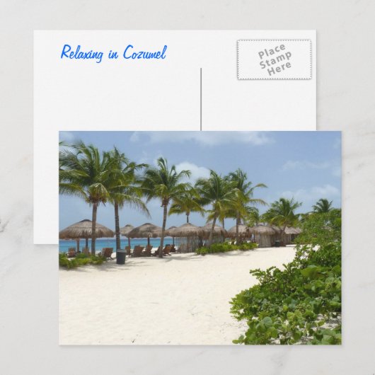 Versoepeling in Cozumel Briefkaart (Voorkant / Achterkant)