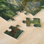 Versoepeling in tuin Argenteuil Monet Fine Art Legpuzzel (Zijkant)