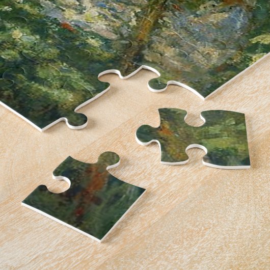 Versoepeling in tuin Argenteuil Monet Fine Art Legpuzzel (Zijkant)