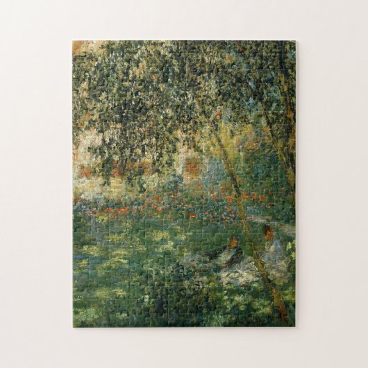 Versoepeling in tuin Argenteuil Monet Fine Art Legpuzzel (Verticaal)