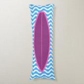 Versoepeling van Crimson Blue Waves Surfing Body P Lichaamskussen (Voorkant Verticaal)
