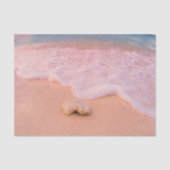 Versoepeling van de strand met de zeescheepvaartei tissuepapier (Voorkant)