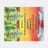 Versos Motivacionales Biblicos en Español Fleece Deken (Voorkant (Horizontaal))