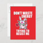 Verspil geen energie briefkaart (Voorkant / Achterkant)