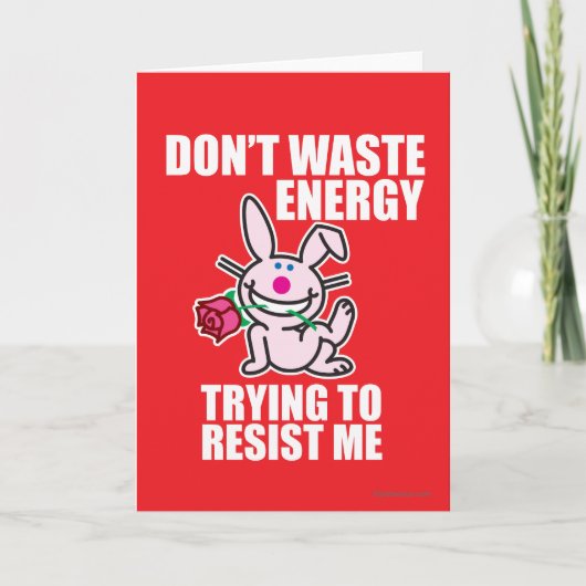 Verspil geen energie feestdagen kaart (Voorkant)