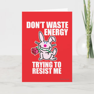 Verspil geen energie feestdagen kaart